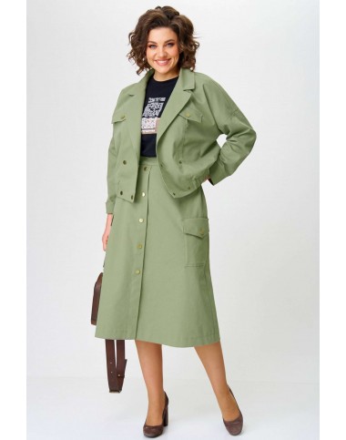 AIRA STYLE 24116А Костюм юбочный