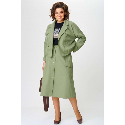 AIRA STYLE 24116А Костюм юбочный