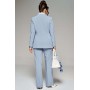 BEAUTIFUL-FREE 6209 голубой Костюм брючный