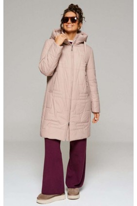 BEAUTIFUL-FREE 6238  бежевый Пальто