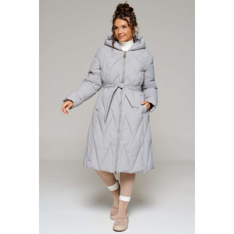 BEAUTIFUL-FREE 6246 серый Пальто