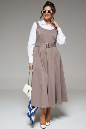 BEAUTIFUL-FREE 6263 капучино+белый Комплект