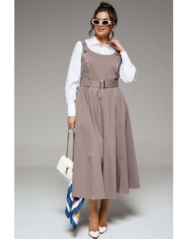 BEAUTIFUL-FREE 6263 капучино+белый Комплект