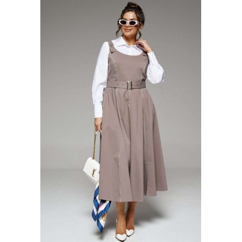 BEAUTIFUL-FREE 6263 капучино+белый Комплект