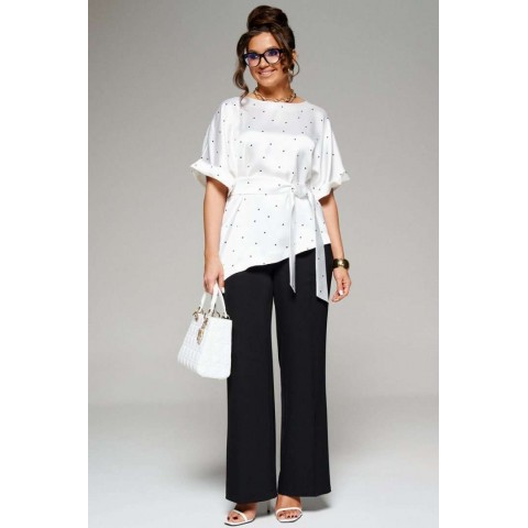 BEAUTIFUL-FREE 6278 молочный + чёрный Комплект