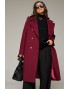 BEAUTIFUL-FREE 7015 бордовый Пальто