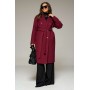 BEAUTIFUL-FREE 7015 бордовый Пальто