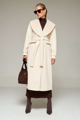 BEAUTIFUL-FREE 7019 молочный Пальто
