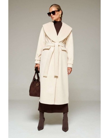BEAUTIFUL-FREE 7019 молочный Пальто