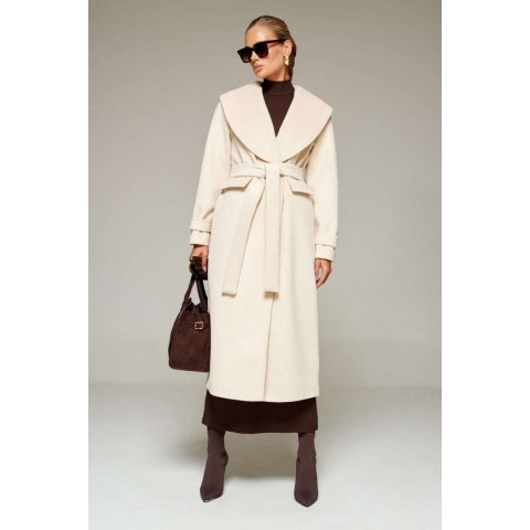 BEAUTIFUL-FREE 7019 молочный Пальто