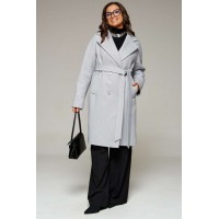 BEAUTIFUL-FREE 7020 светло-серый Пальто