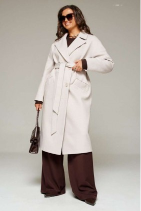 BEAUTIFUL-FREE 7025 бежевый Пальто