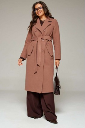 BEAUTIFUL-FREE 7029 какао Пальто