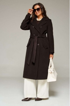 BEAUTIFUL-FREE 7029 шоколад Пальто