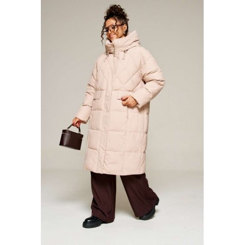 BEAUTIFUL-FREE 8016 песочный Пальто