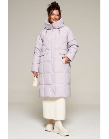 BEAUTIFUL-FREE 8016 светло-серый Пальто