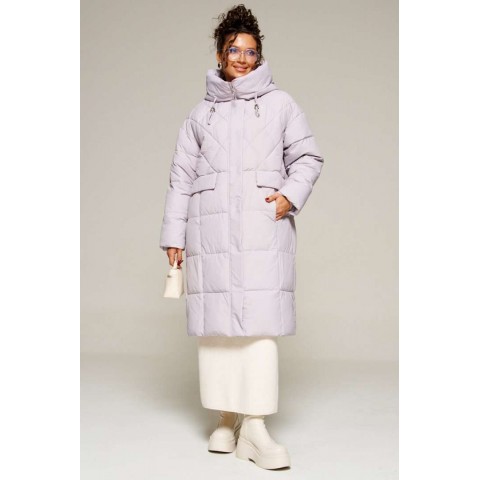 BEAUTIFUL-FREE 8016 светло-серый Пальто