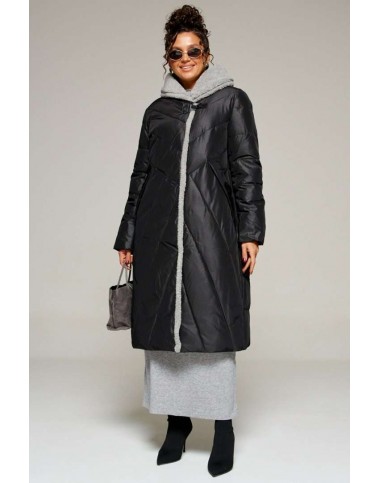 BEAUTIFUL-FREE 8017 черный Пальто