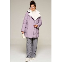 BEAUTIFUL-FREE 8020 лиловый Пальто