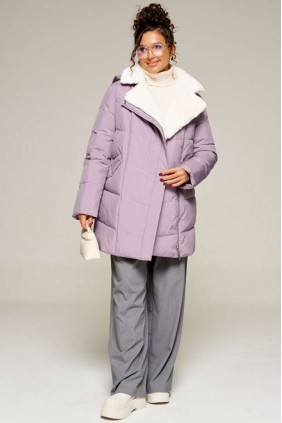 BEAUTIFUL-FREE 8020 лиловый Пальто