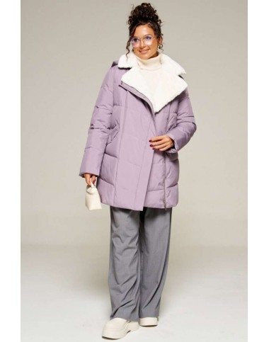 BEAUTIFUL-FREE 8020 лиловый Пальто
