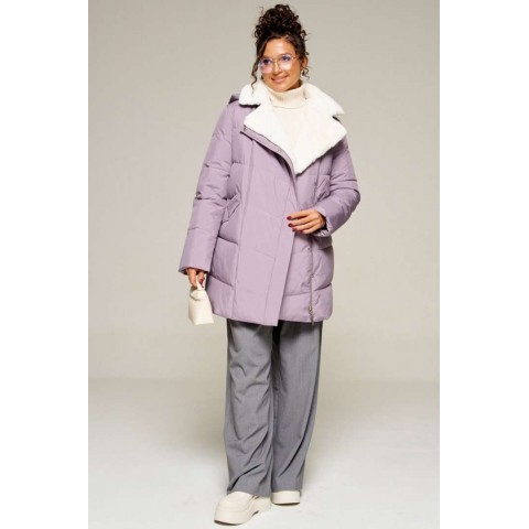 BEAUTIFUL-FREE 8020 лиловый Пальто