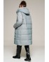 BEAUTIFUL-FREE 8022 серо-голубой Пальто