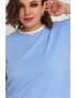 BEGIMODA 3057 молочно-голубой Костюм брючный