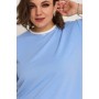 BEGIMODA 3057 молочно-голубой Костюм брючный