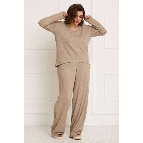BEGIMODA 3059 песок Костюм брючный