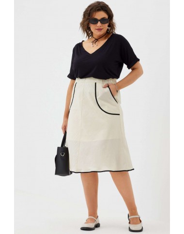 BEGIMODA 5013 шампань Юбка