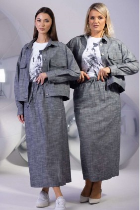 KIVVI WEAR  4323-4322-01 Костюм юбочный