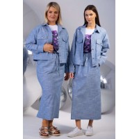 KIVVI WEAR  4323-4322-3 Костюм юбочный