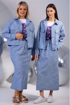 KIVVI WEAR  4323-4322-3 Костюм юбочный