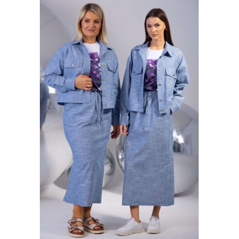 KIVVI WEAR  4323-4322-3 Костюм юбочный