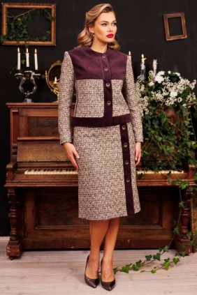 MODA-URS 2599 Костюм юбочный