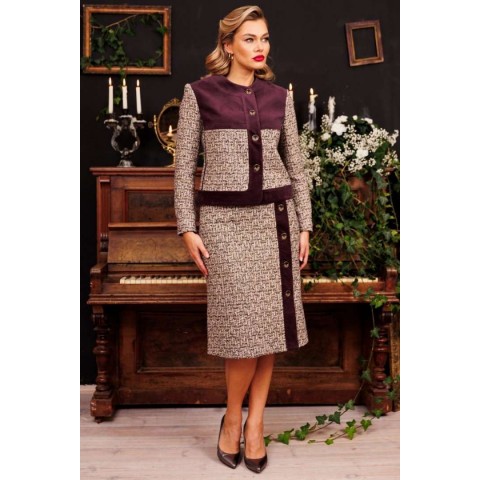 MODA-URS 2599 Костюм юбочный
