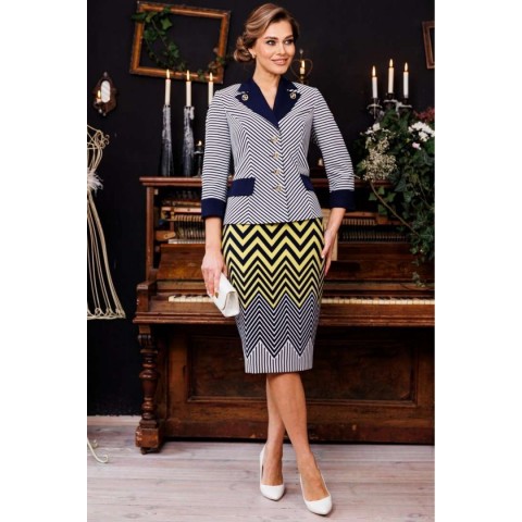 MODA-URS 2845 Костюм юбочный