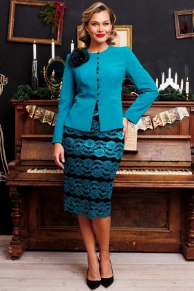 MODA-URS 2875-1 Костюм юбочный